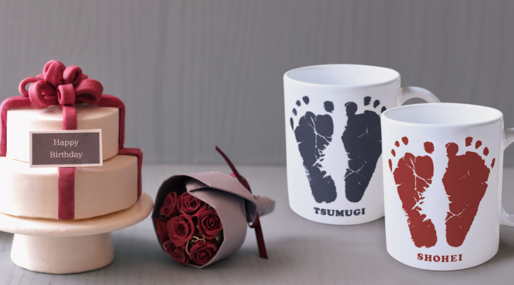 足型マグカップ