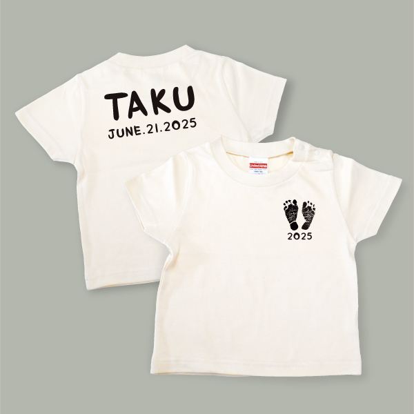 Tシャツ：足型