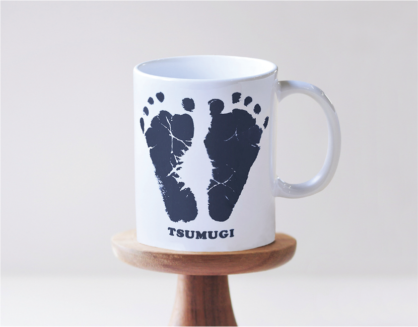足型マグカップ
